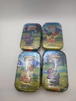 Pokemon TCG Mega Evolution Ascended Heroes Mini Tins - Factory Sealed Lot Of 4 - Image 1