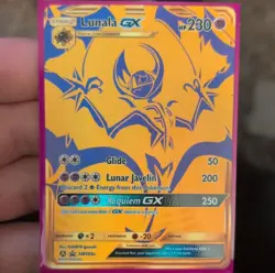 Pokemon Lunala GX Full Art Promo Holo SM Set SM103a Stage 2 230 HP Pokemon TCG - Image 1