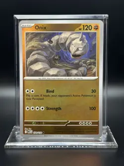 2025 Pokemon Mega Evolutions -Onix Reverse Holo No. 70/132 - Image 1