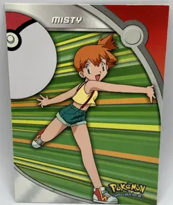 Pokemon Misty HV7 Topps Blue Logo TV Animation Edition 2000 - Image 1