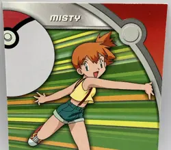 Pokemon Misty HV7 Topps Blue Logo TV Animation Edition 2000 - Image 4