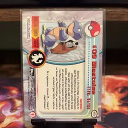 Blastoise #9 1999 Topps Pokemon TV Animation Edition Series 1 Black Logo - Image 2