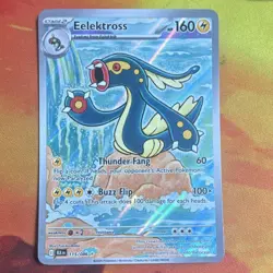 Pokemon Eelektross Illustration Rare Holo Sv: Black Bolt 115/086 English - Image 1