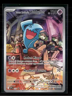 Pokemon 2025 Scarlet & Violet Promo Team Rocket's Wobbuffet #SVP EN 203 - Image 1