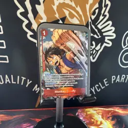 Bandai One Piece Card Game Monkey.D.Luffy OP14-013 SR Character English Cost 1 - Image 1