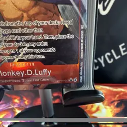 Bandai One Piece Card Game Monkey.D.Luffy OP14-013 SR Character English Cost 1 - Image 5