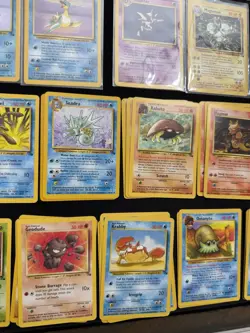 Fossil Vintage Pokemon 77 Card Lot - LP to Damaged - Lapras Holo, Haunter Muk - Image 4
