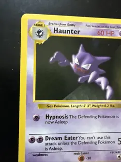 Pokemon TCG Haunter Base Set, Shadowless Uncommon Card 29/102 - Image 2