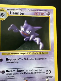 Pokemon TCG Haunter Base Set, Shadowless Uncommon Card 29/102 - Image 3