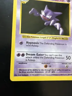 Pokemon TCG Haunter Base Set, Shadowless Uncommon Card 29/102 - Image 5