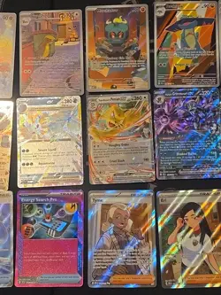 27 Card Modern Pokemon Lot- 7 Illustration Rares- 6 Full Art- 14 Double Rare Ex - Image 3