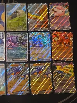 27 Card Modern Pokemon Lot- 7 Illustration Rares- 6 Full Art- 14 Double Rare Ex - Image 5