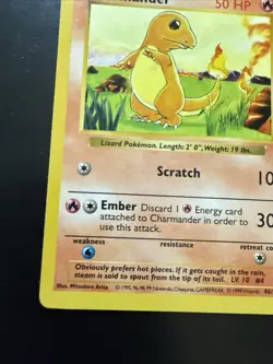 Pokemon TCG Charmander Shadowless Common Card 46/102 Base Set - Image 5