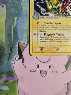 MP+ Manectric 38/107 Deoxys Reverse Holo 38/107 Pokemon Card - Image 3