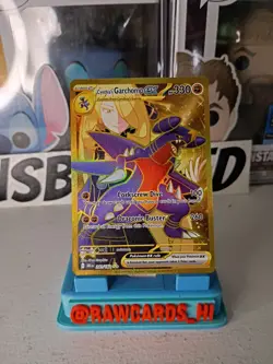 Pokemon Destined Rivals Cynthia's Garchomp EX Gold Hyper Rare Card 241/182 - Image 1