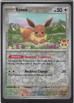 Eevee 074/131 Holofoil Promo Miscellaneous Cards & Products Pokemon NM - Image 1