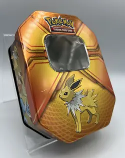Pokemon Center Trading Cards TCG Game Jolteon Triple Effect (2017) - TIN ONLY 820650102851 - Image 1
