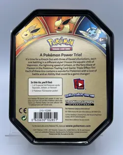 Pokemon Center Trading Cards TCG Game Jolteon Triple Effect (2017) - TIN ONLY 820650102851 - Image 4