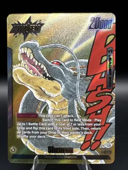 Shenron FB07-097 Leader Gold Manga Booster 02 Dragon Ball Card English NM - Image 1