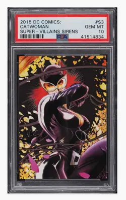 2015 🏪 DC Comics Catwoman #S3 Super Villains Sirens Pop/1 PSA-10 - Image 1