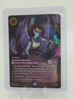 EN10 Disney Lorcana DEMONA Enchanted #227 Scourge of the Wyvern Clan - Whispers - Image 2