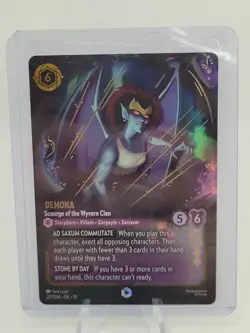 EN10 Disney Lorcana DEMONA Enchanted #227 Scourge of the Wyvern Clan - Whispers - Image 3