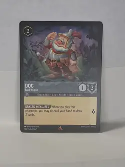 Disney Lorcana Doc Bold Knight 193/204 Shimmering Skies Non Foil - Image 1