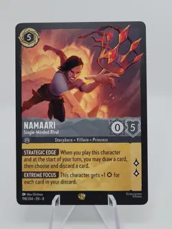 EN8 Disney Lorcana NAMAARI Legendary #198 Single-Minded Rival Reign of Jafar - Image 1
