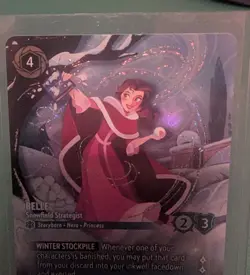Disney Lorcana Belle - Snowfield Strategist (Enchanted) 236/204 Winterspell NM - Image 3