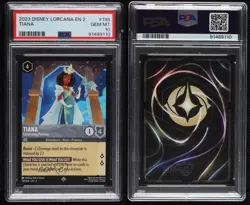 2023 Lorcana - Rise of the Floodborn 2 Tiana Celebrating Princess #196 PSA 10 - Image 3