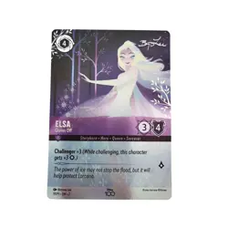 Elsa Gloves Off Alternate Art Disney100 Promos Foil Lorcana No. 19 - Image 1