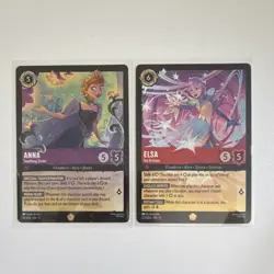 Disney Lorcana Anna Soothing Sister & Elsa Ice Artisan Winterspell Legendary - Image 1