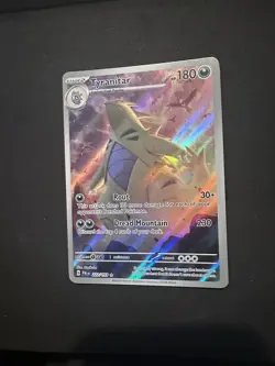 Pokemon TCG Tyranitar Illustration Rare Paldea Evolved Card 222/193 Near Mint - Image 1