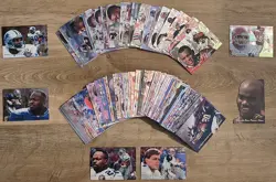 1995 Fleer Flair NFL Football Card Lot - Barry Sanders, Emmitt Smith, Montana - Image 1