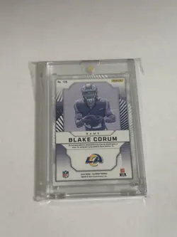 2024 Illusions First Impressions Blake Corum RPA /49 Rams 2 Color Patch - Image 2