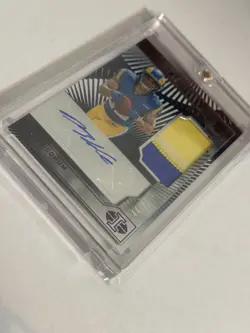 2024 Illusions First Impressions Blake Corum RPA /49 Rams 2 Color Patch - Image 3