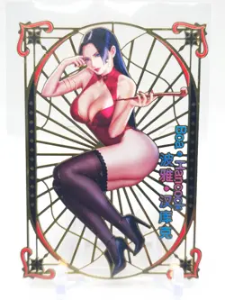 Goddess Story - Gold Metal Anime Waifu Card - Boa Hancock - NUMBERED 101/200 - Image 1