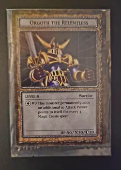 YuGiOh Dungeon Dice Monsters B3-02 Orgoth the Relentless Figure and Card - NM - Image 2
