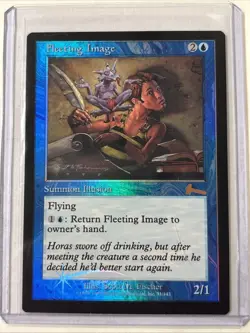Fleeting Image FOIL Urza's Legacy NM Blue Rare Magic the Gathering Card - Image 1