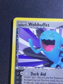 Rocket's Wobbuffet 47/109 Uncommon Team Rocket Returns LP Pokemon Card - Image 5