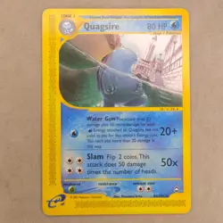 Pokemon TCG Quagsire Aquapolis Card Regular Rare 30/142 LP Lightly Played - Image 1