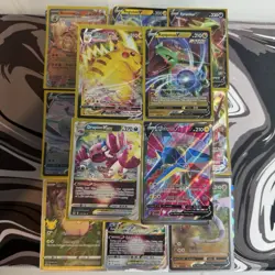 Pokemon Card Lot 100 OFFICIAL TCG Cards + Ultra Rare V VSTAR VMAX GX OR EX - Image 1
