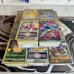 Pokemon Card Lot 100 OFFICIAL TCG Cards + Ultra Rare V VSTAR VMAX GX OR EX - Image 2