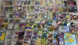 Pokemon Card Lot 100 OFFICIAL TCG Cards + Ultra Rare V VSTAR VMAX GX OR EX - Image 4