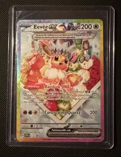 Eevee ex SVP 174 Tera Black Star Promo Holo Prismatic Evolutions Pokemon Card - Image 1