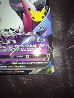 Pokemon TCG Jumbo Dark Sylveon V Black Star Promo SWSH134 Oversized Card M/NM - Image 4