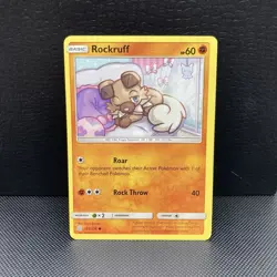Rockruff 123/236 Common Regular Card SM - Cosmic Eclipse Pokemon TCG - Image 1