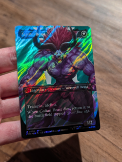 MTG - Vincent Valentine - BORDERLESS SURGE FOIL - FIN 528 - NM - Image 3
