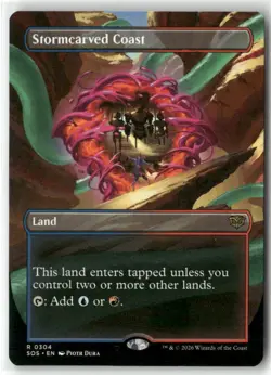 Stormcarved Coast Secrets of Strixhaven MTG MAGIC REGULAR NM Borderless - Image 1