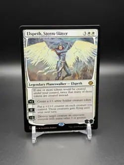 MTG English Elspeth, Storm Slayer NM Foil Promo Pack: Tarkir: Dragonstorm - Image 1